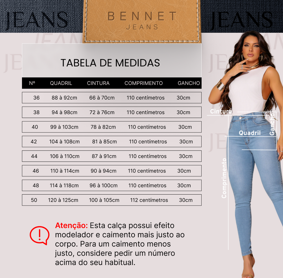 Calça Jeans Skinny Botões na Barra Cintura Alta Ref: 0CJ027